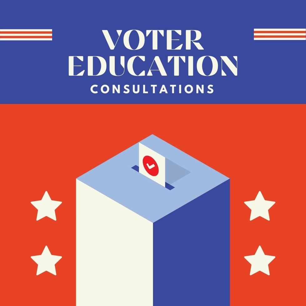 Voter Education Consultations Banner